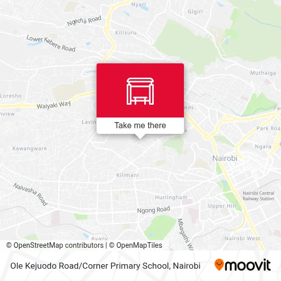 Ole Kejuodo Road / Corner Primary School map