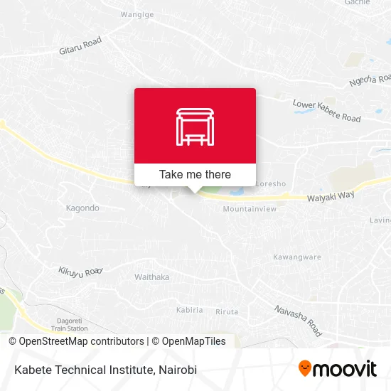 Kabete Technical Institute map