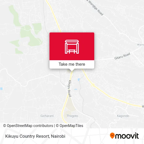 Kikuyu Country Resort map