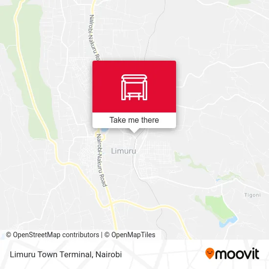 Limuru Town Terminal map