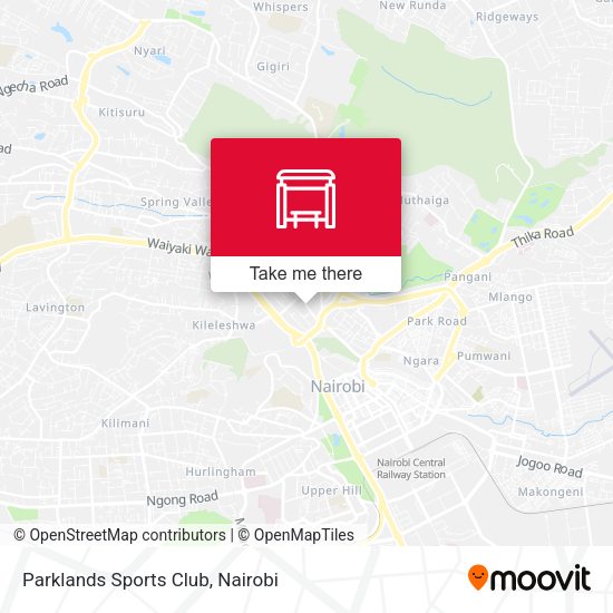 Parklands Sports Club map