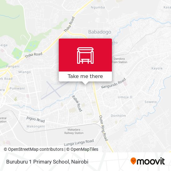 Buruburu 1 Primary School map