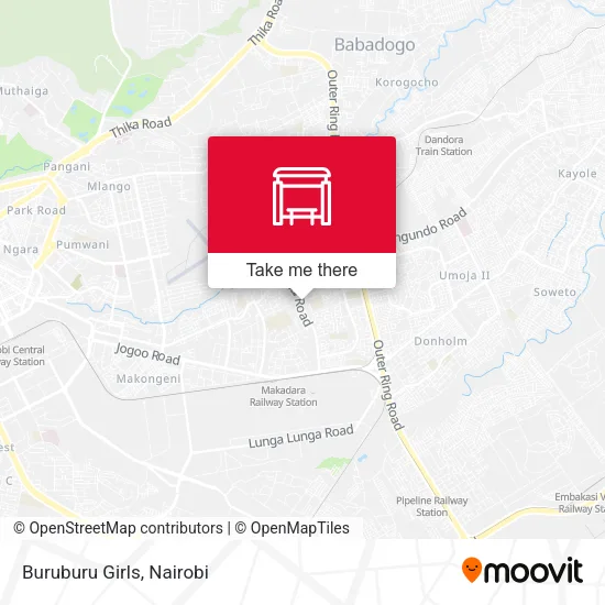 Buruburu Girls map