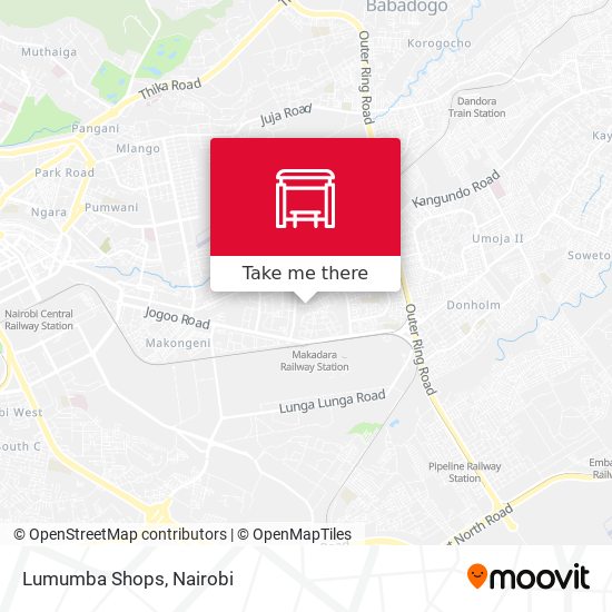 Lumumba Shops map