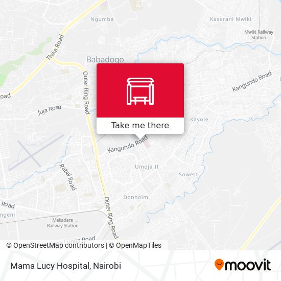 Mama Lucy Hospital map