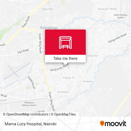 Mama Lucy Hospital map