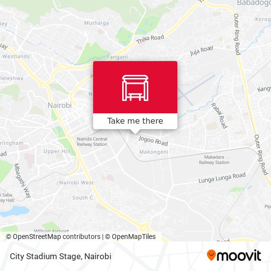 City Stadium Stage map