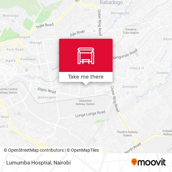 Lumumba Hosptial map