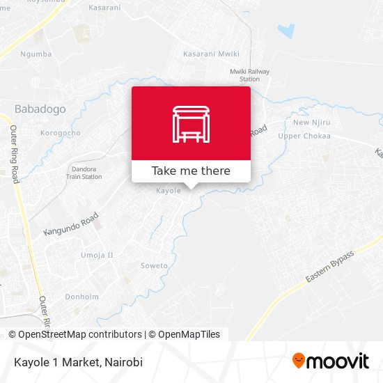 Kayole 1 Market map