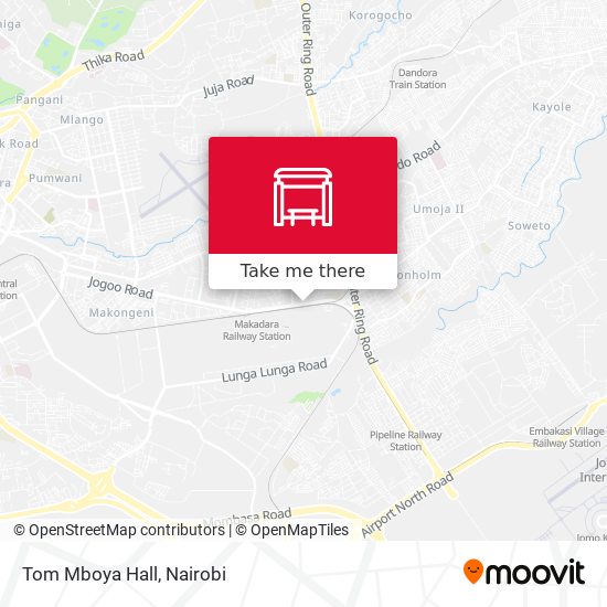 Tom Mboya Hall map