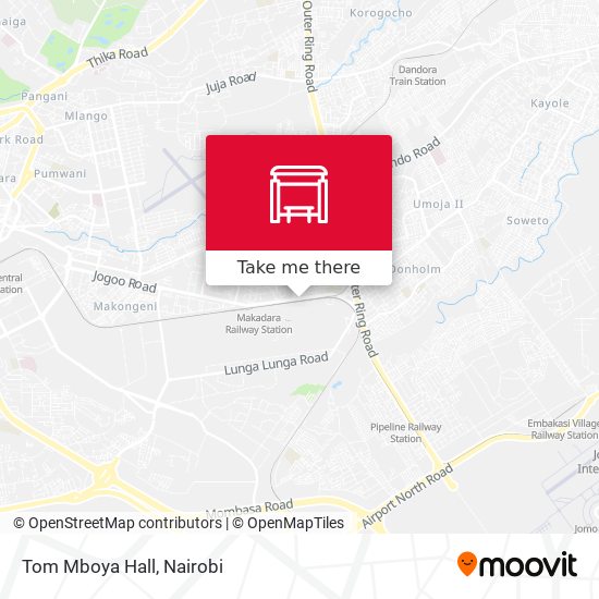 Tom Mboya Hall map