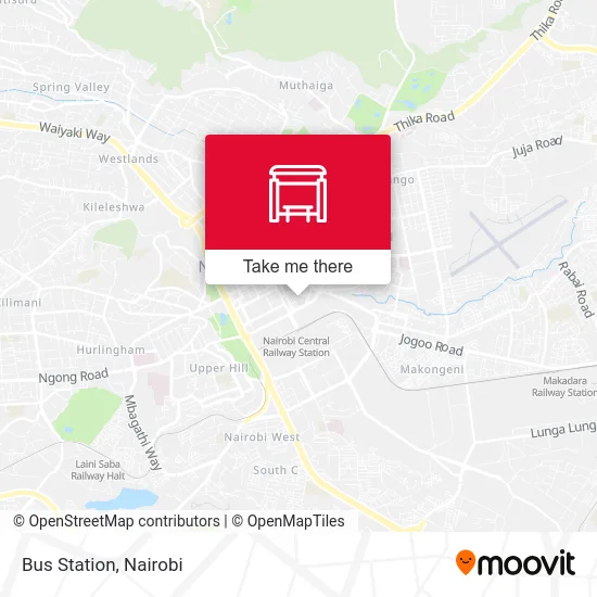 Bus Station map
