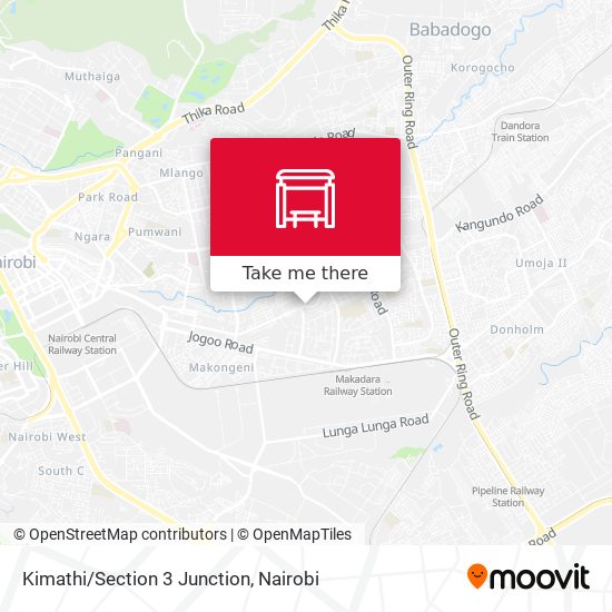 Kimathi/Section 3 Junction map