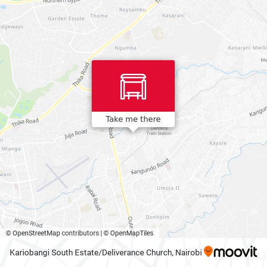 Kariobangi South Estate / Deliverance Church map