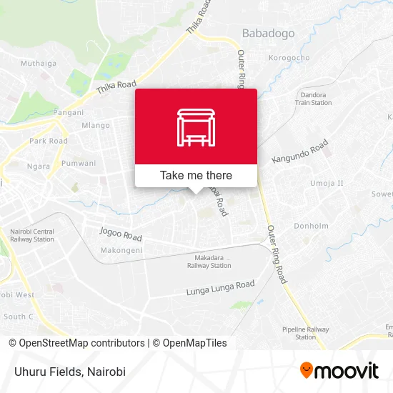 Uhuru Fields map