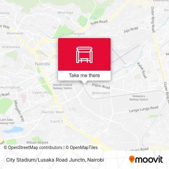 City Stadium / Lusaka Road Junctn map