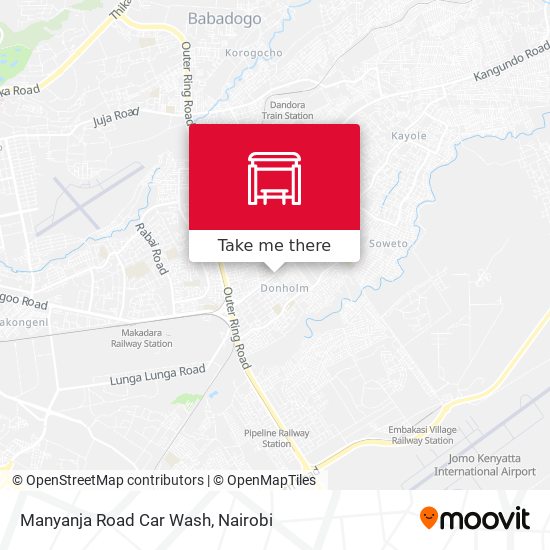 Manyanja Road Car Wash map