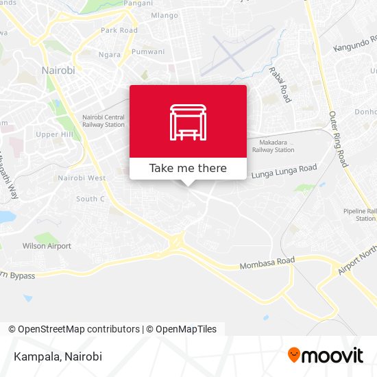 Kampala map