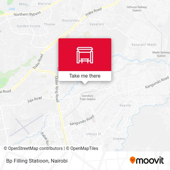 Bp Filling Statioon map