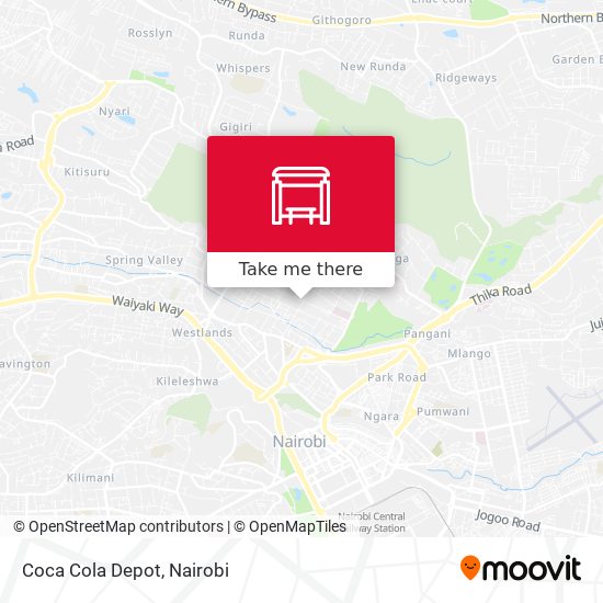 Coca Cola Depot map