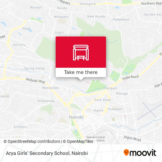Arya Girls' Secondary School map