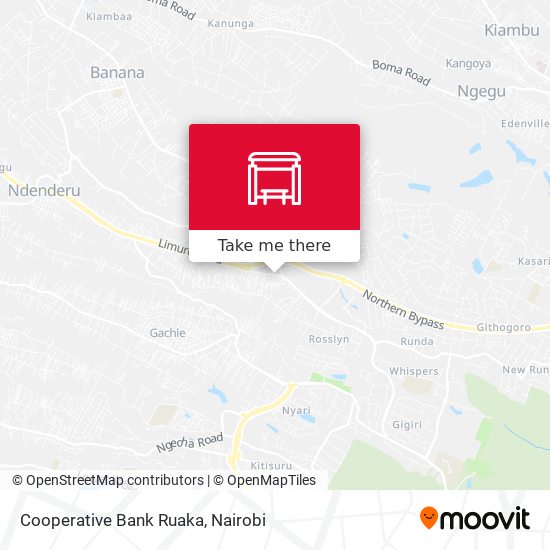 Cooperative Bank Ruaka map