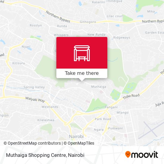 Muthaiga Shopping Centre map