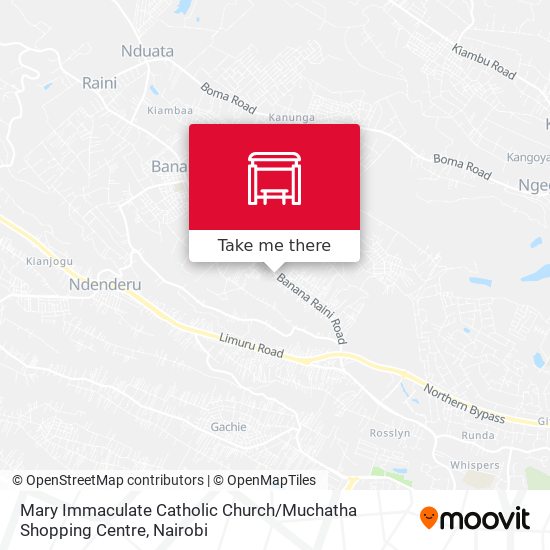 Mary Immaculate Catholic Church / Muchatha Shopping Centre map