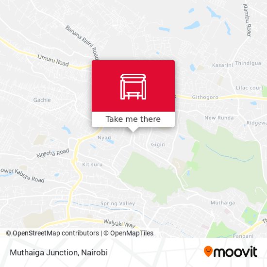 Muthaiga Junction map