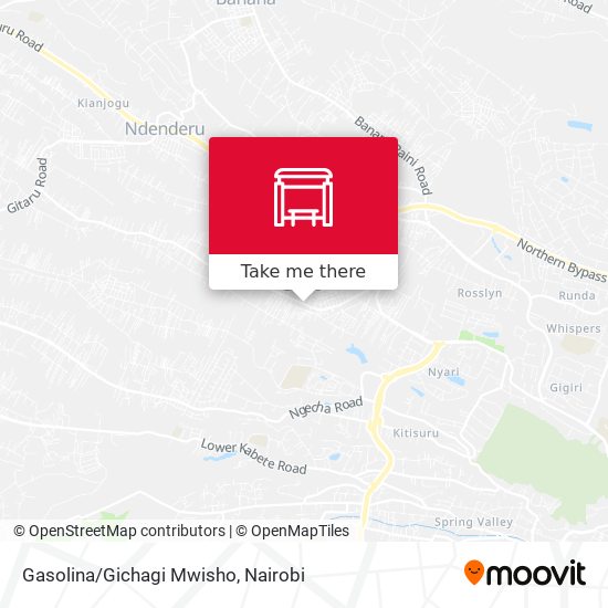 Gasolina/Gichagi Mwisho map