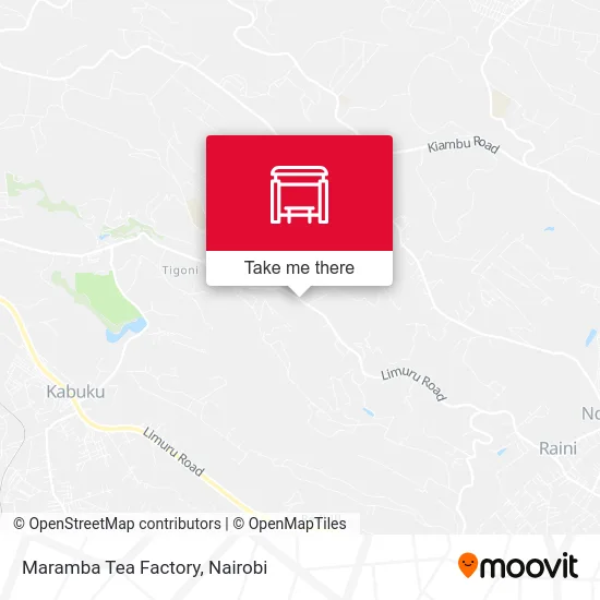 Maramba Tea Factory map