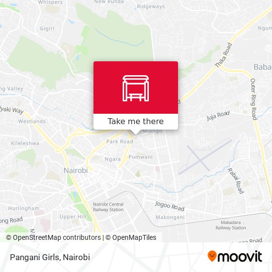 Pangani Girls map