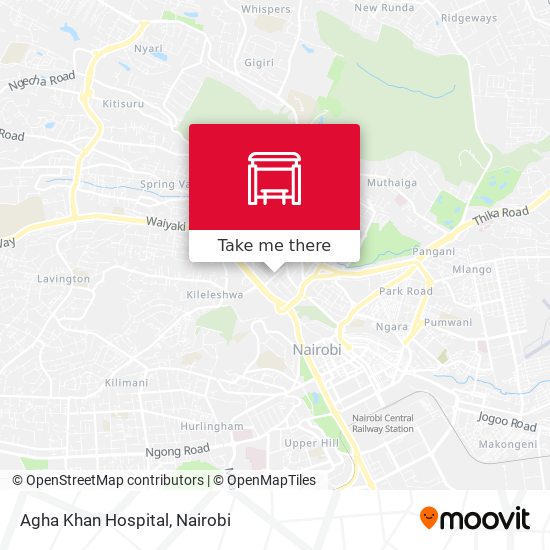 Agha Khan Hospital map