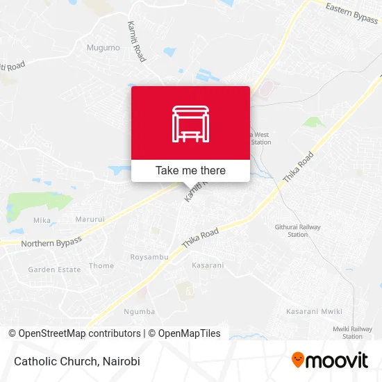 Catholic Church map