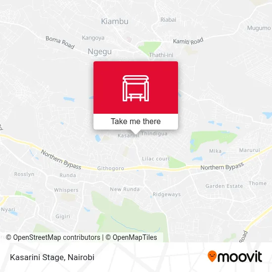 Kasarini Stage map