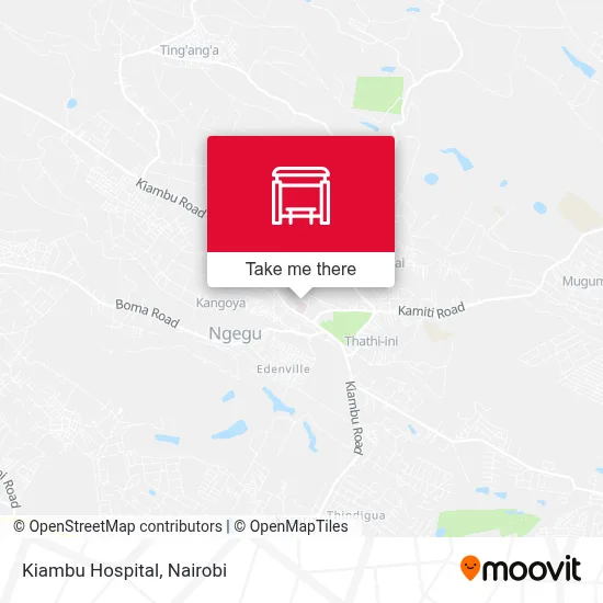 Kiambu Hospital map