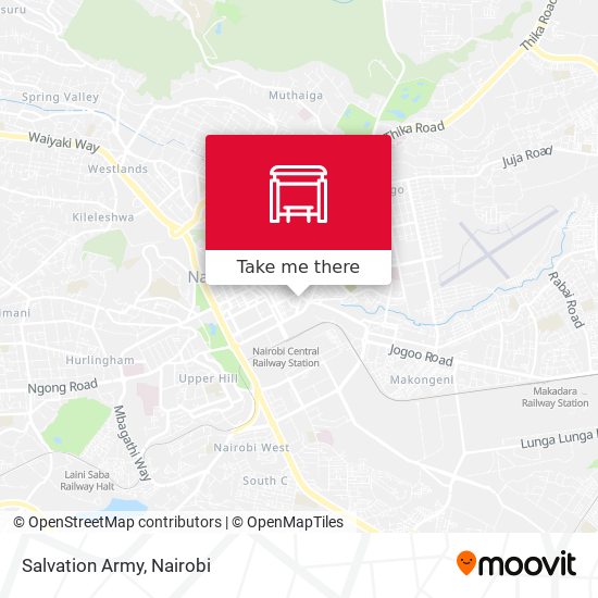 Salvation Army map