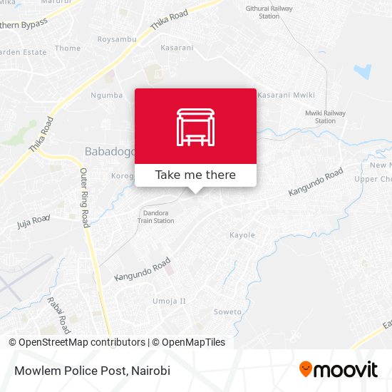 Mowlem Police Post map