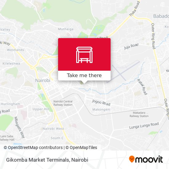 Gikomba Market Terminals map