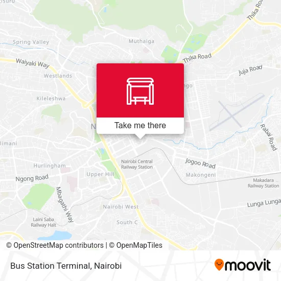 Bus Station Terminal map