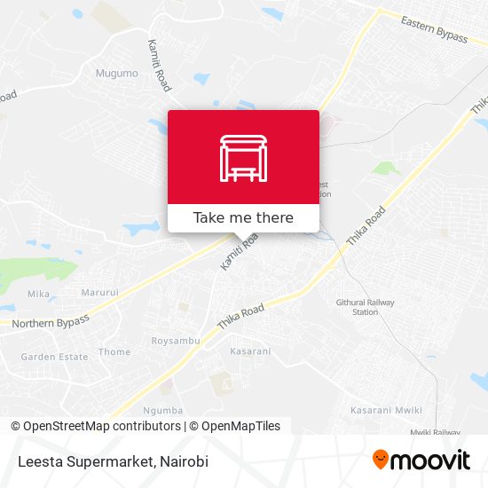 Leesta Supermarket map