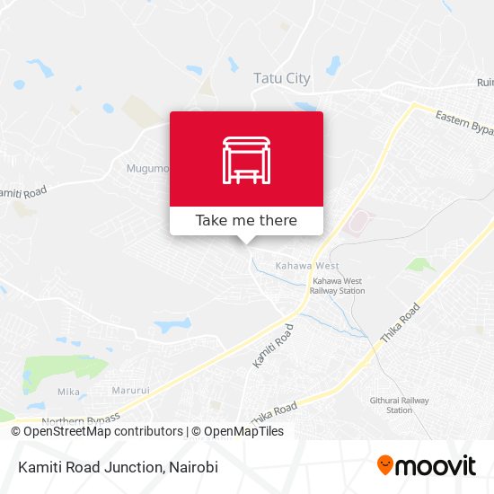 Kamiti Road Junction map