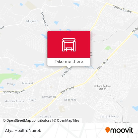 Afya Health map