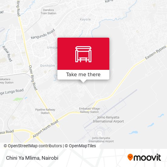 Chini Ya Mlima map