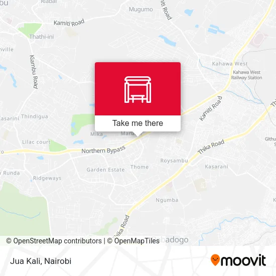 Jua Kali map