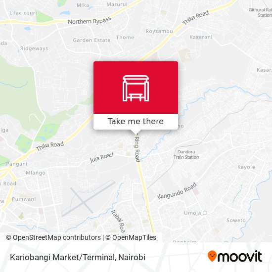 Kariobangi Market/Terminal map