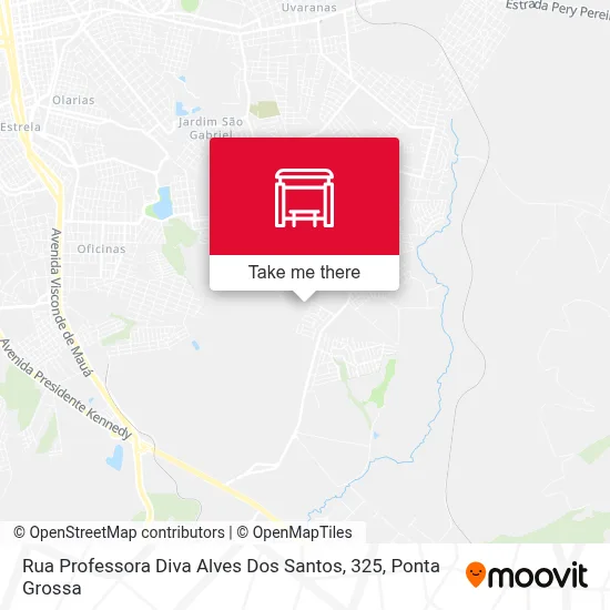 Rua Professora Diva Alves Dos Santos, 325 map