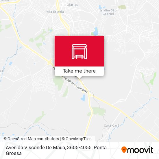 Mapa Avenida Visconde De Mauá, 3605-4055
