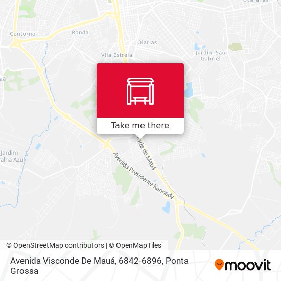 Mapa Avenida Visconde De Mauá, 6842-6896