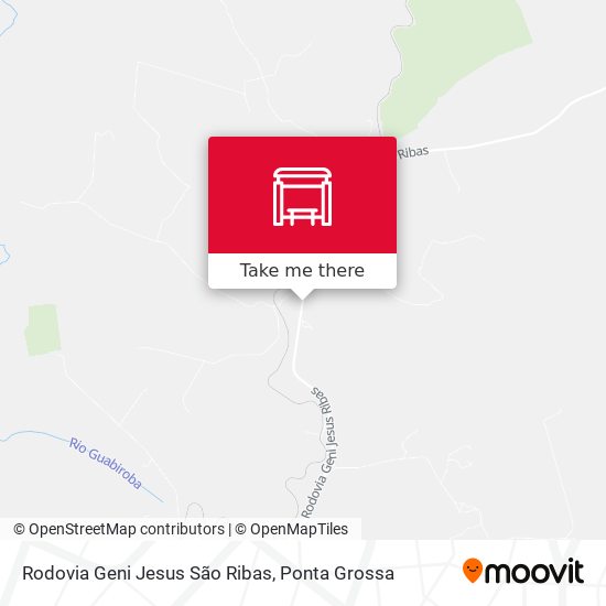 Rodovia Geni Jesus São Ribas map